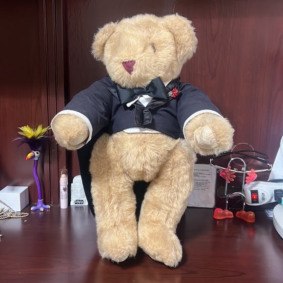 Vintage The Vermont Teddy Bear Co 1992 Fully
Jointed 16" Groom BearTuxedo Jacket - Picture 6 of 7